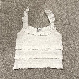 Boutique ruffle tank